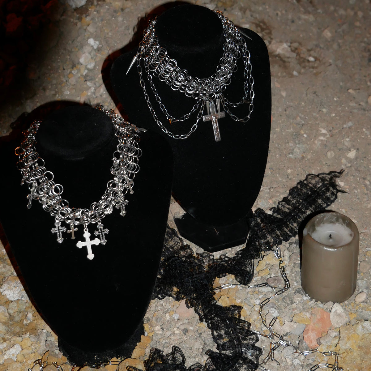 Collier en maille