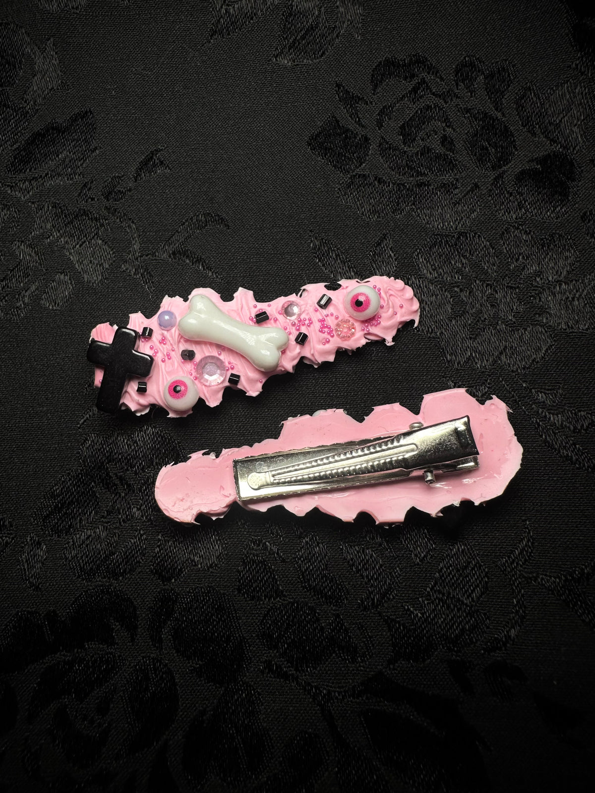 Barrettes “Spooky Candy”