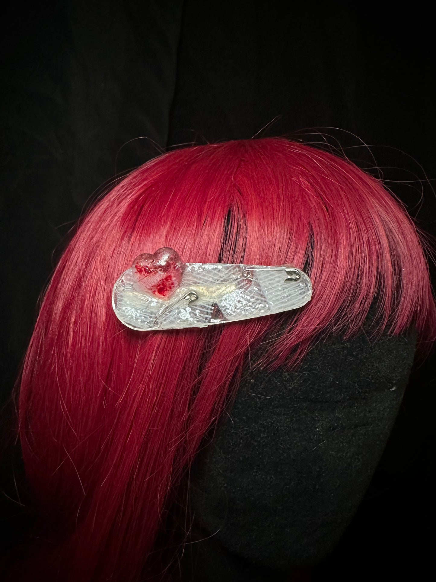 Barrettes en résine