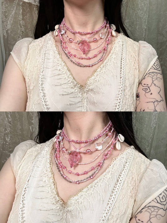 Collier “Pink Shell”