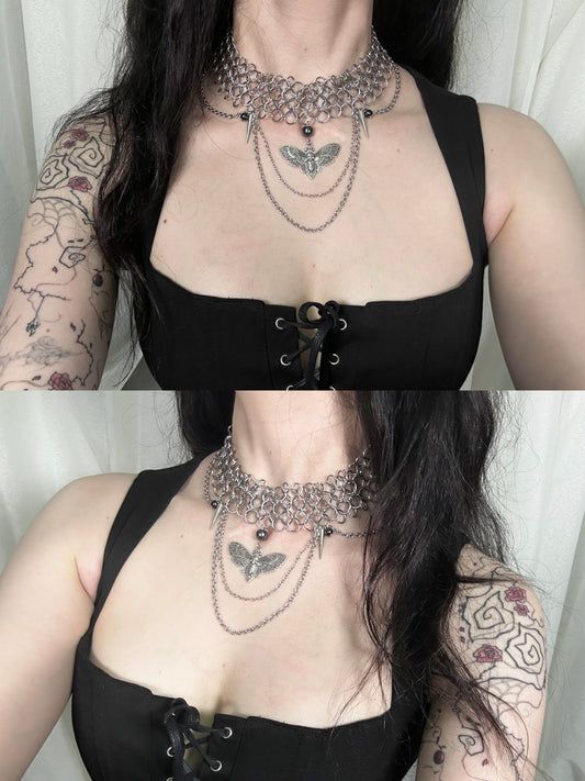 Collier “Lady Moth”