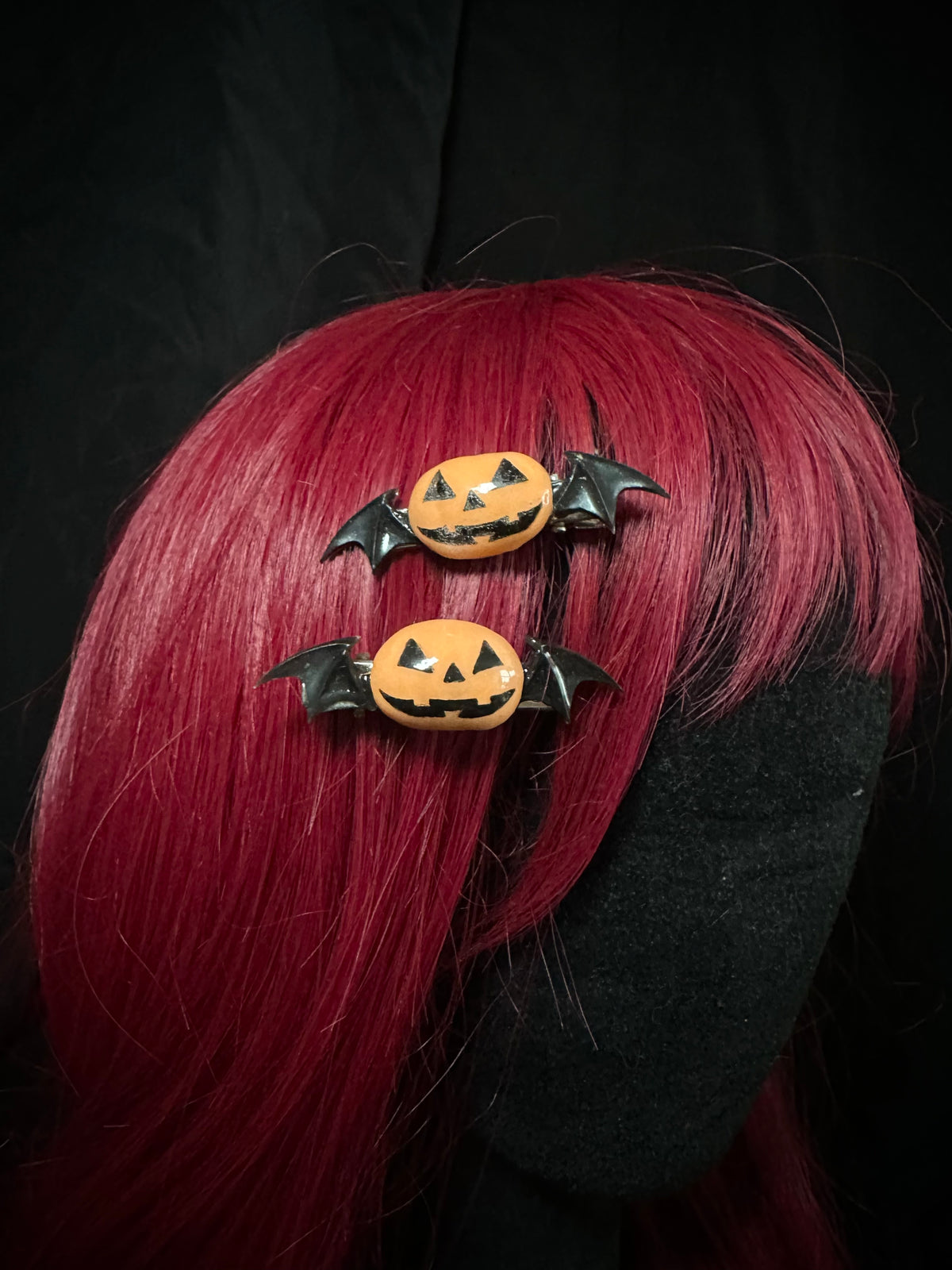 Barrettes “Happy Halloween”