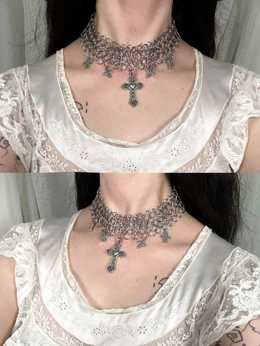Chocker cotte de maille