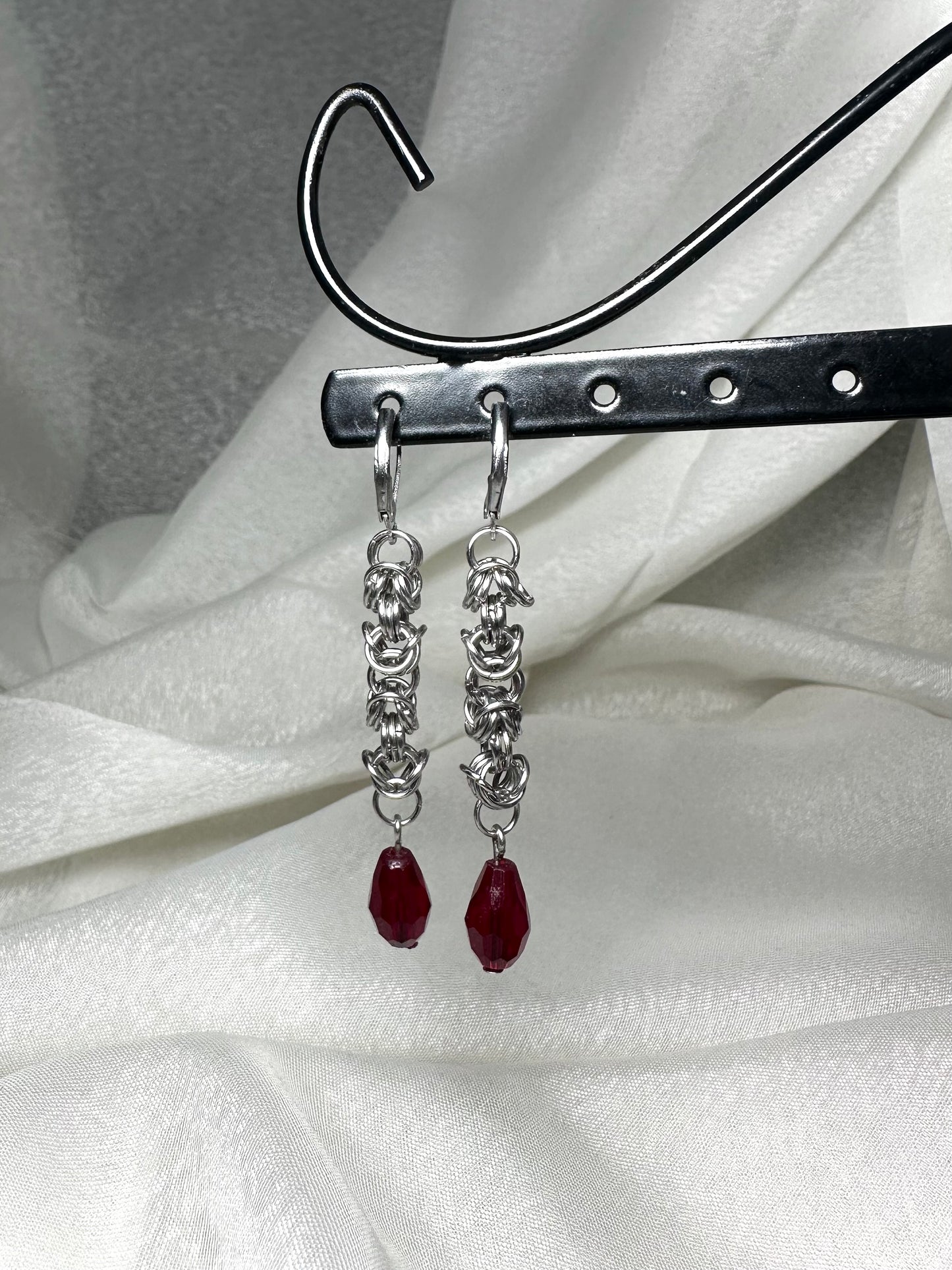 Boucles d’oreilles “Blood”