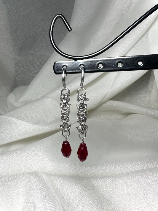 Boucles d’oreilles “Blood”
